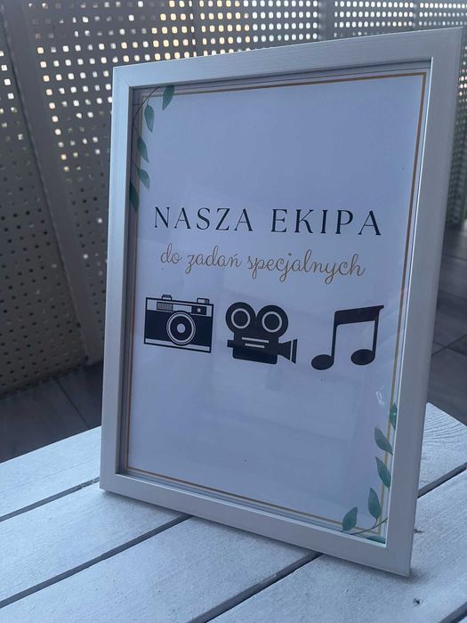Nasza ekipa do zadań specjalnych - dekoracja na wesele  [bez ramki]