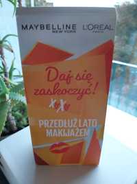 Zestaw kosmetyków kolorowych Loreal, Maybelline