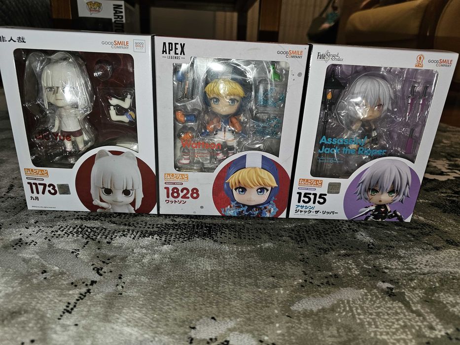 Figuras funko pop e nendoroid