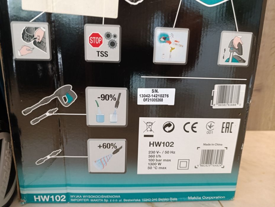 Myjka wysokociśnieniowa Makita HW102