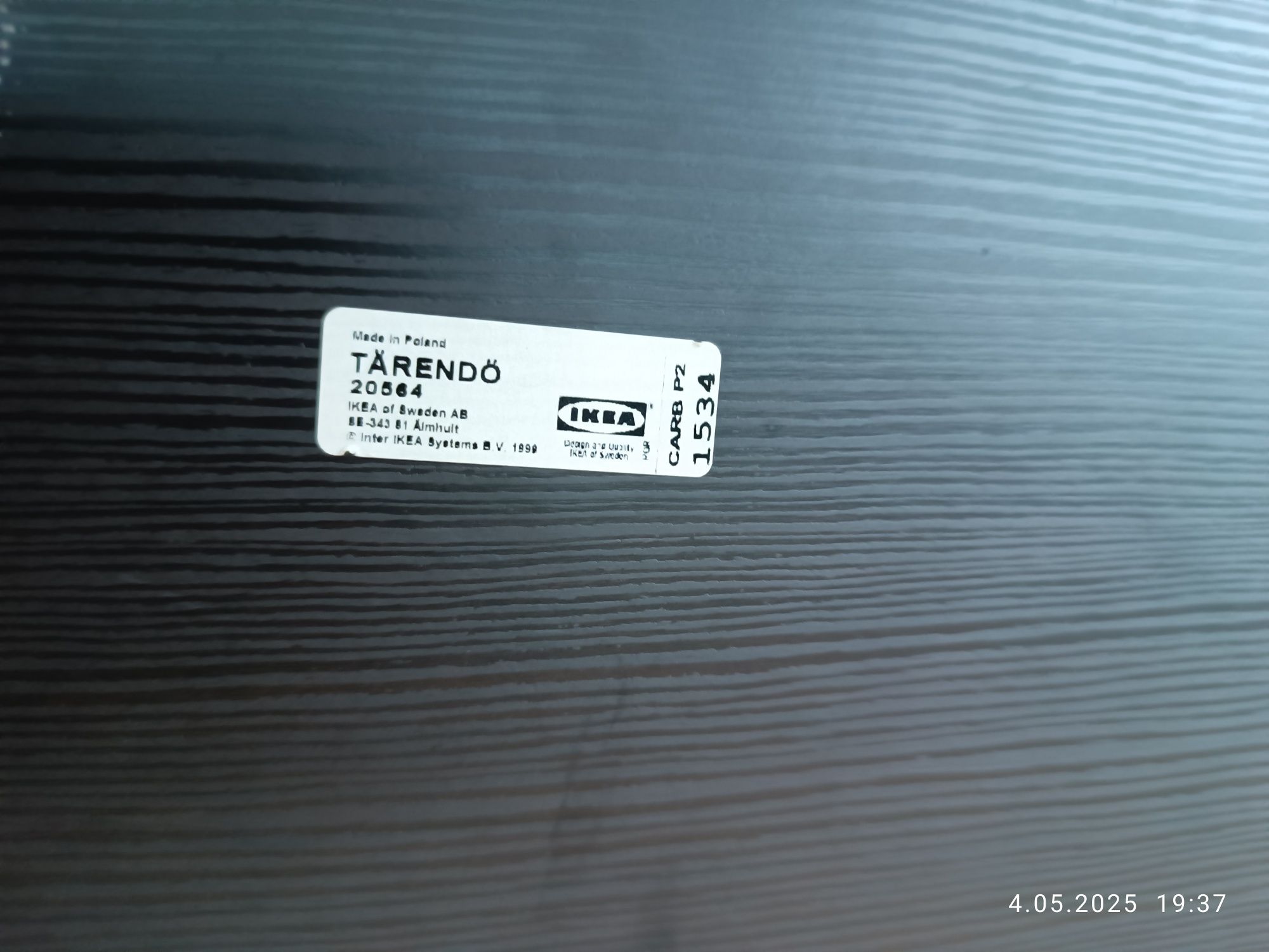 Stół Ikea na stalowej ramie 110 na 67 na 75