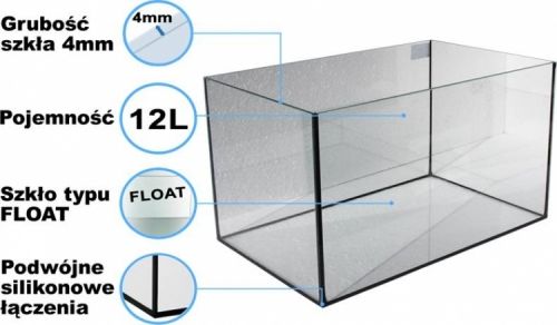 Akwarium 30x20x20  12l