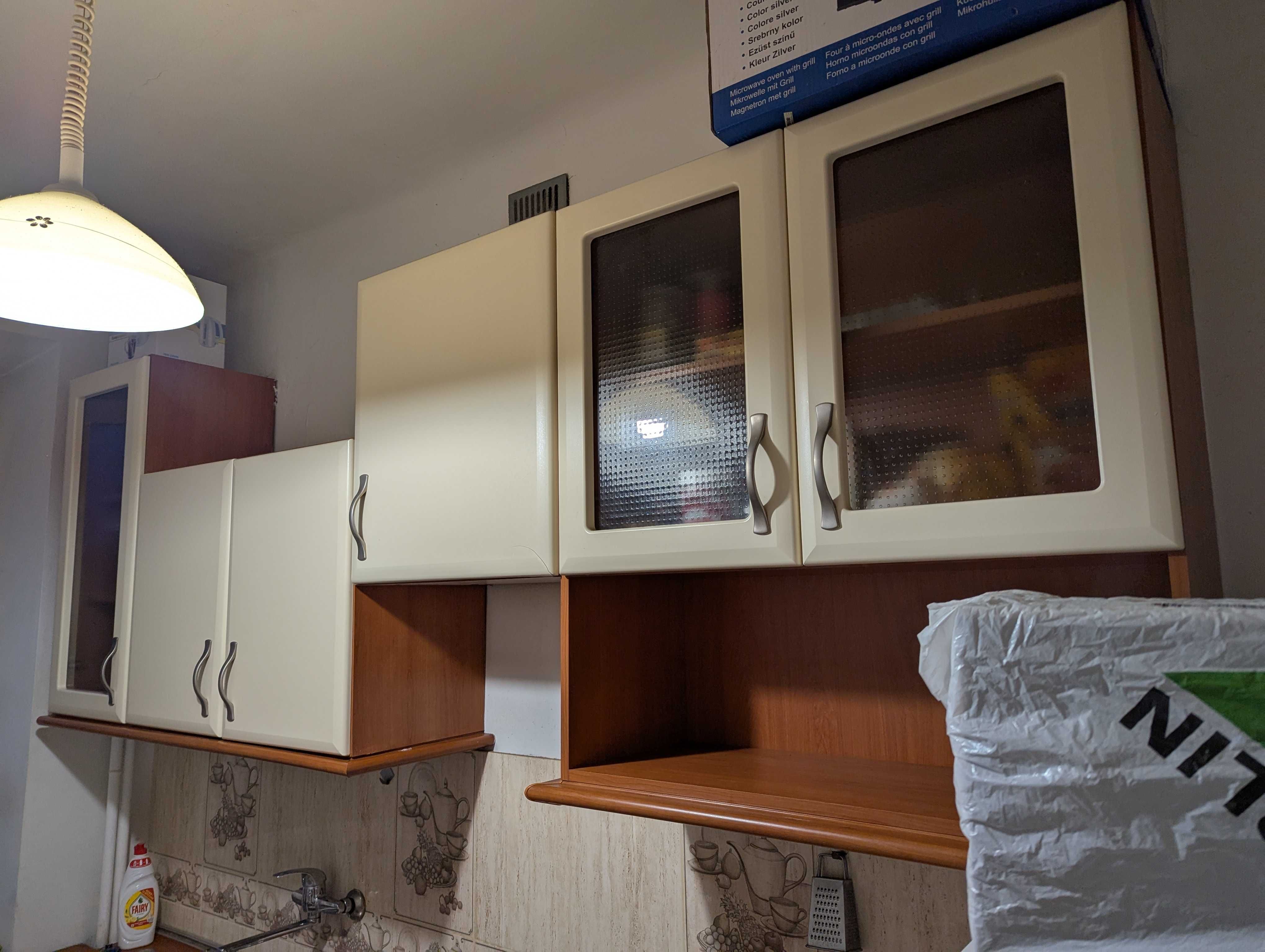 Komplet mebli kuchennych kolor kremowy ecru 2,6m- gotowy do odbioru