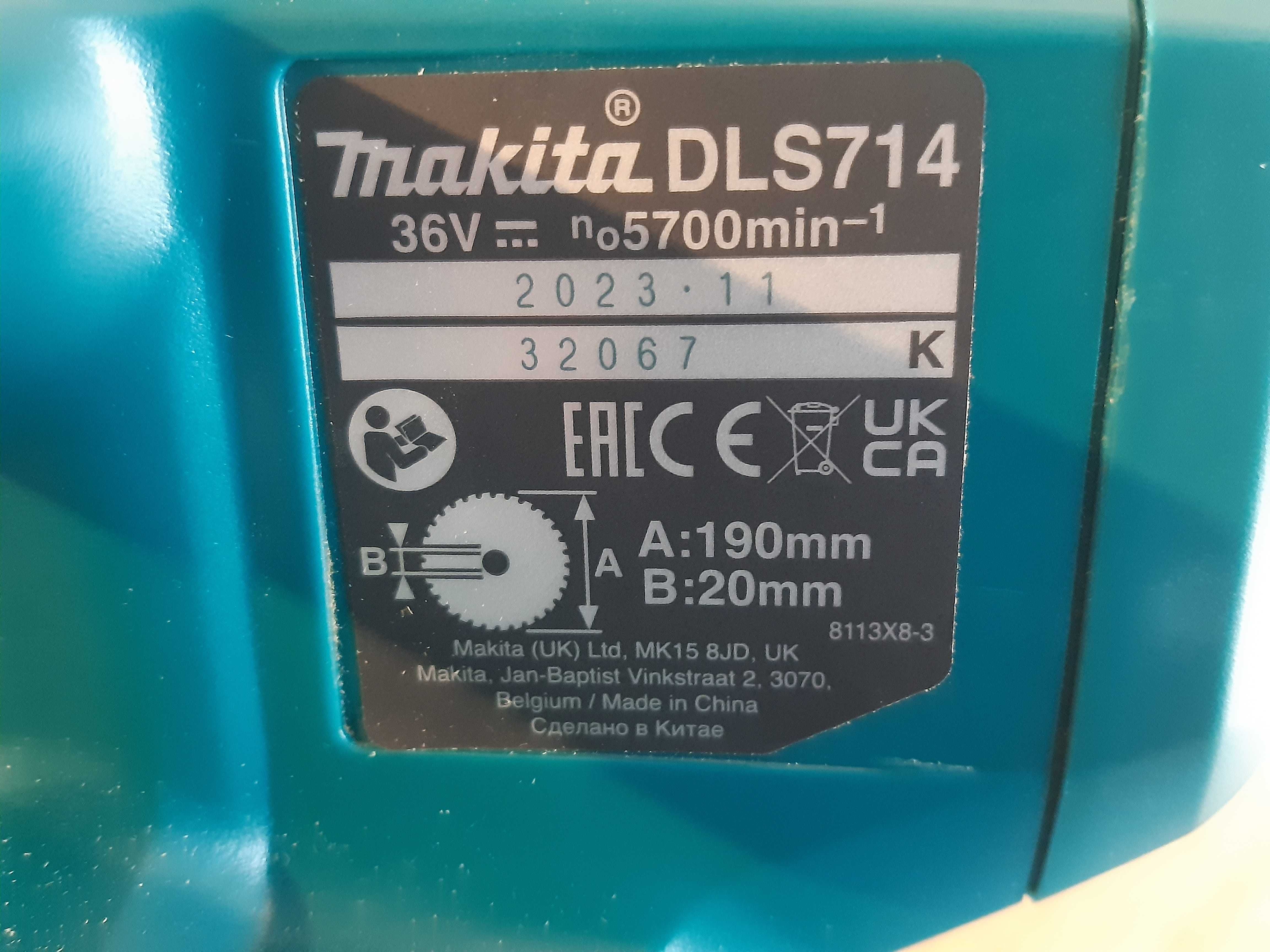Piła Makita DLS714NZ