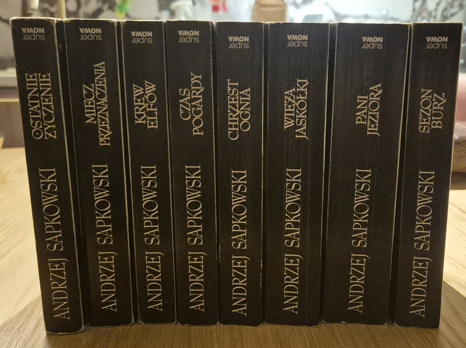 Saga Wiedźmin 1-8 Andrzej Sapkowski