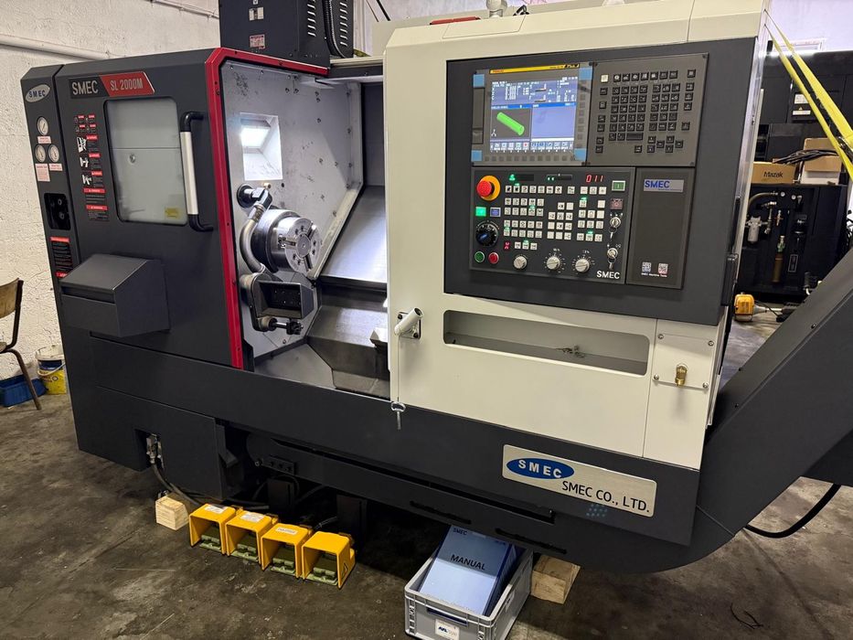 Токарний станок С ЧПУ SMEC SL 2000 M ( Samsung)