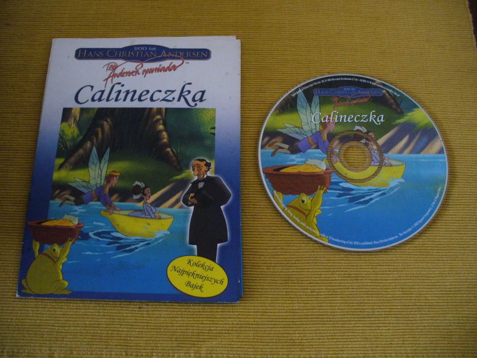 Płyta DVD bajki Calineczka-Pan Andersen opowiada