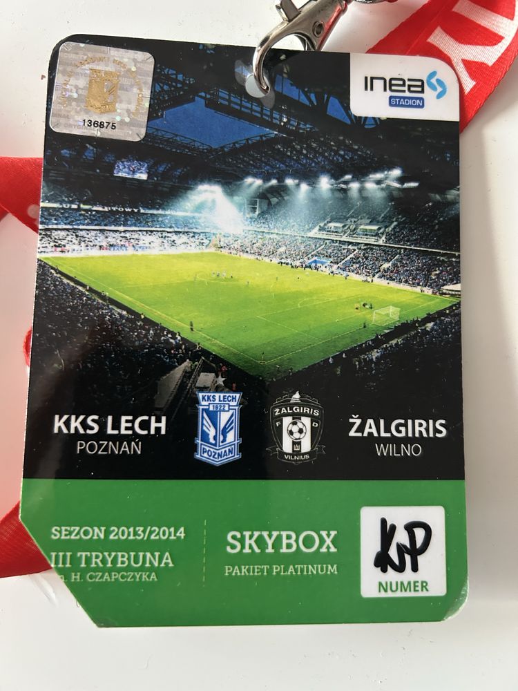 Bilet Lech Poznań - Zalgiris Wilno