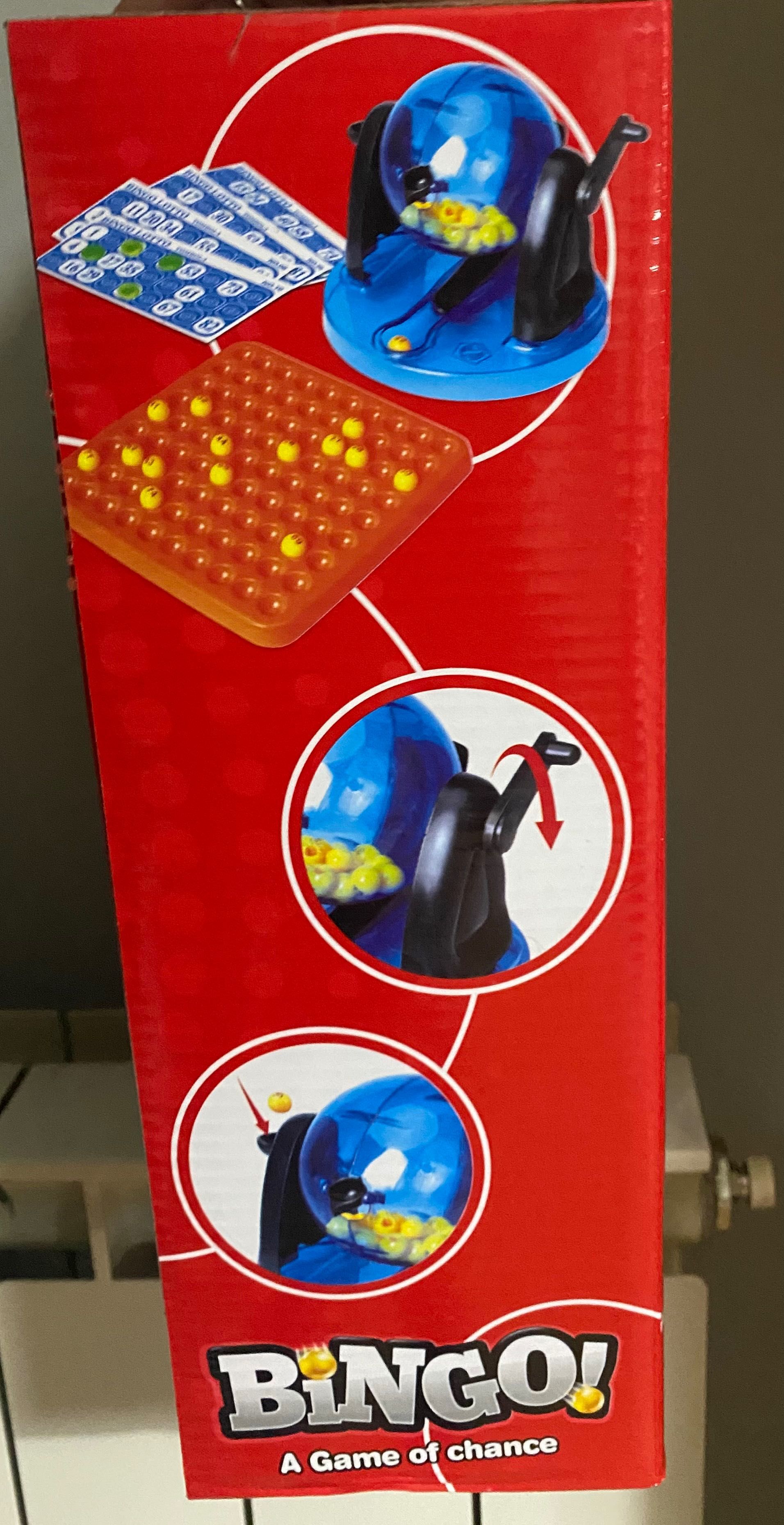 Jogo bingo usado uma vez