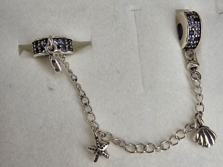 Srebrny charms zawieszka do bransoletki typu PANDORA