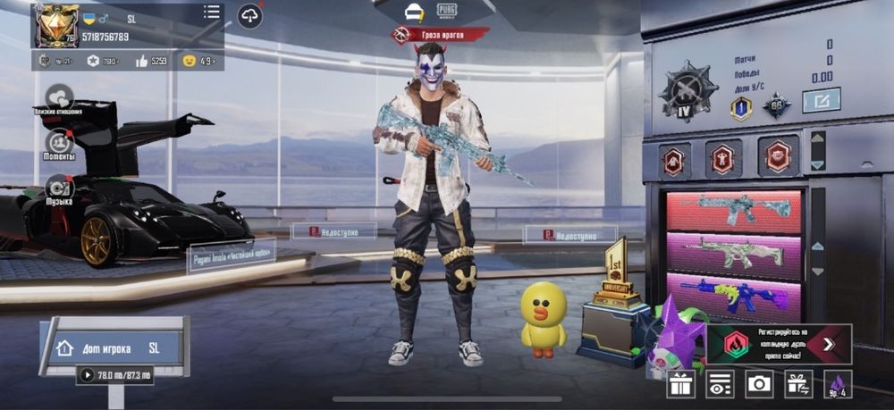 Аккаунт в пабеге