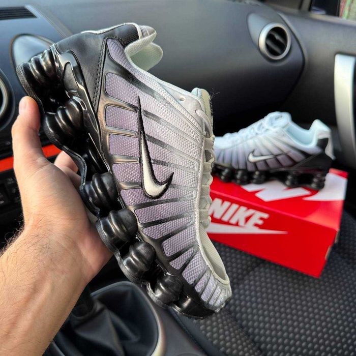 !SALE! Nike Shox TL White Black Grey 40 41 42 43 44 45 найк шокс тл