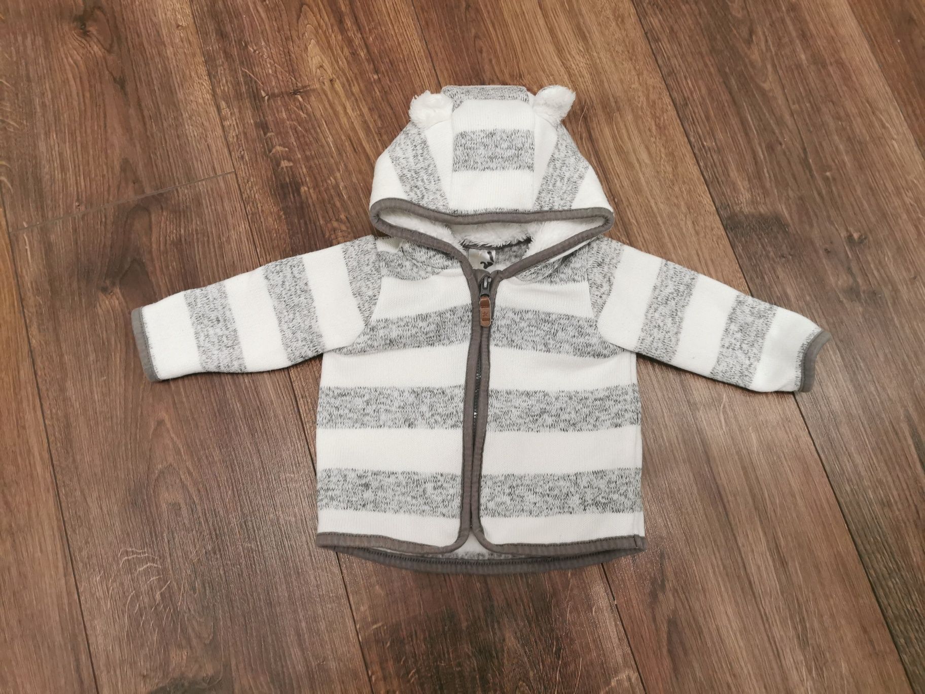 Sweter sweterek bluzka bluza na zamek zasuwana h&m 62