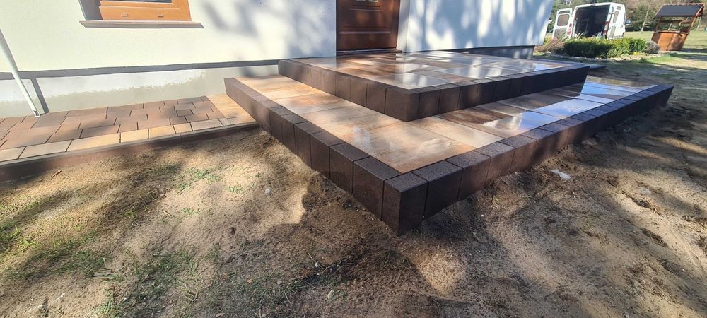 Układanie kostki brukowej