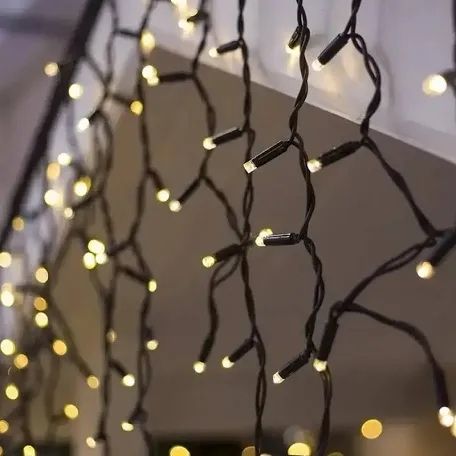 Гірлянда Бахрома вулична 10м 200лед каучук 3.3мм