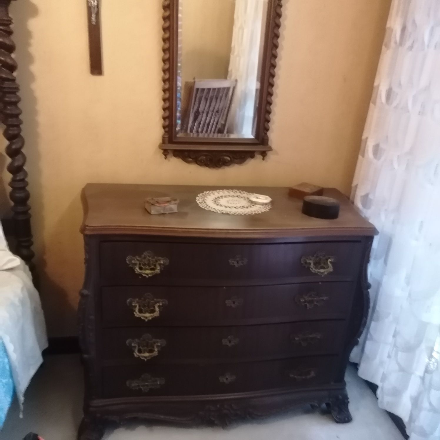Mobília de quarto - cama de bilros