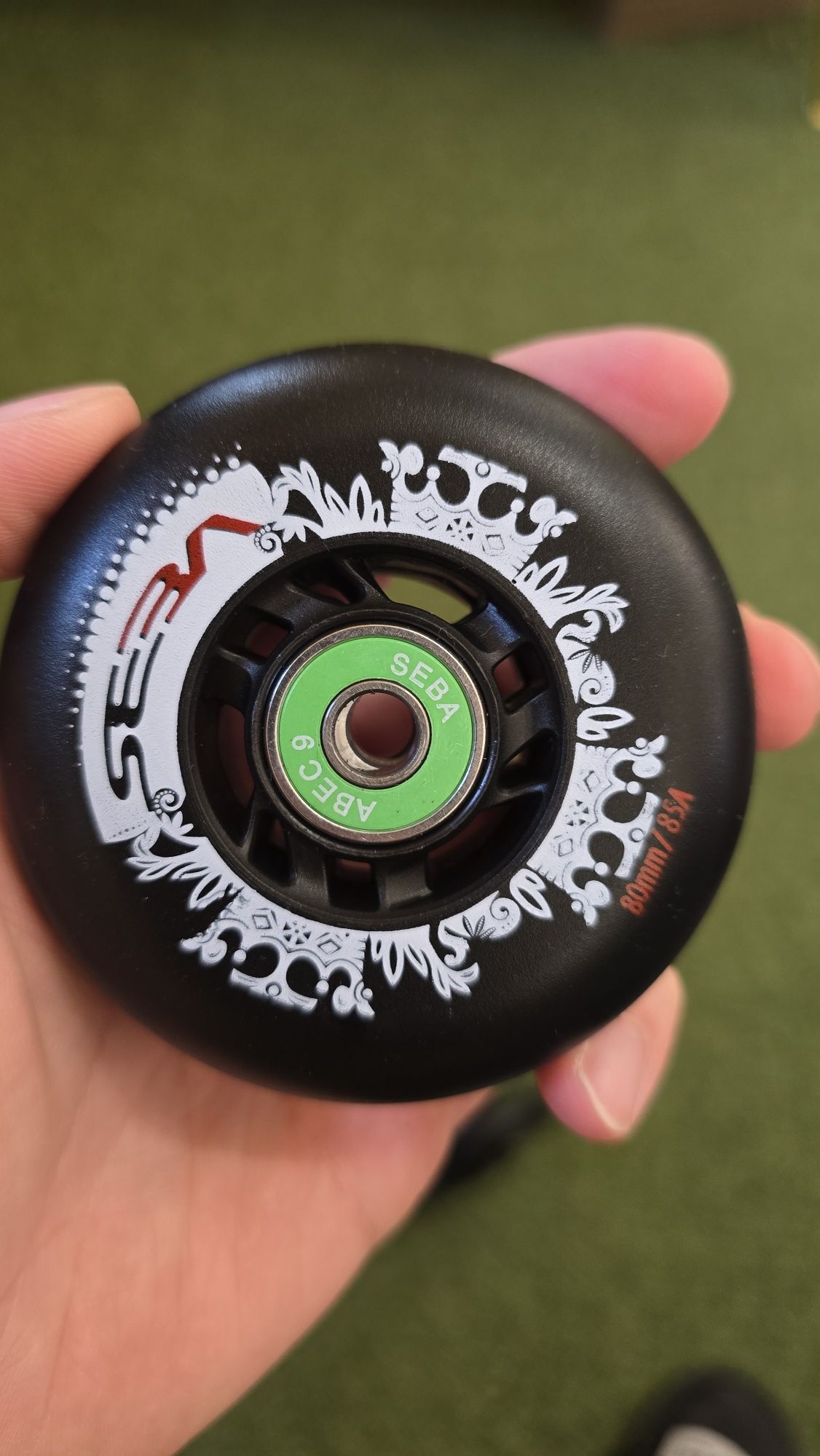 Szyny do rolek seba 4x80mm rockering 243mm SSM freestyle slalom banan