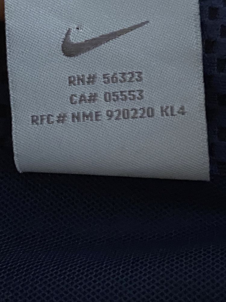 Nike wiatrówka kurtka oversize granatowa