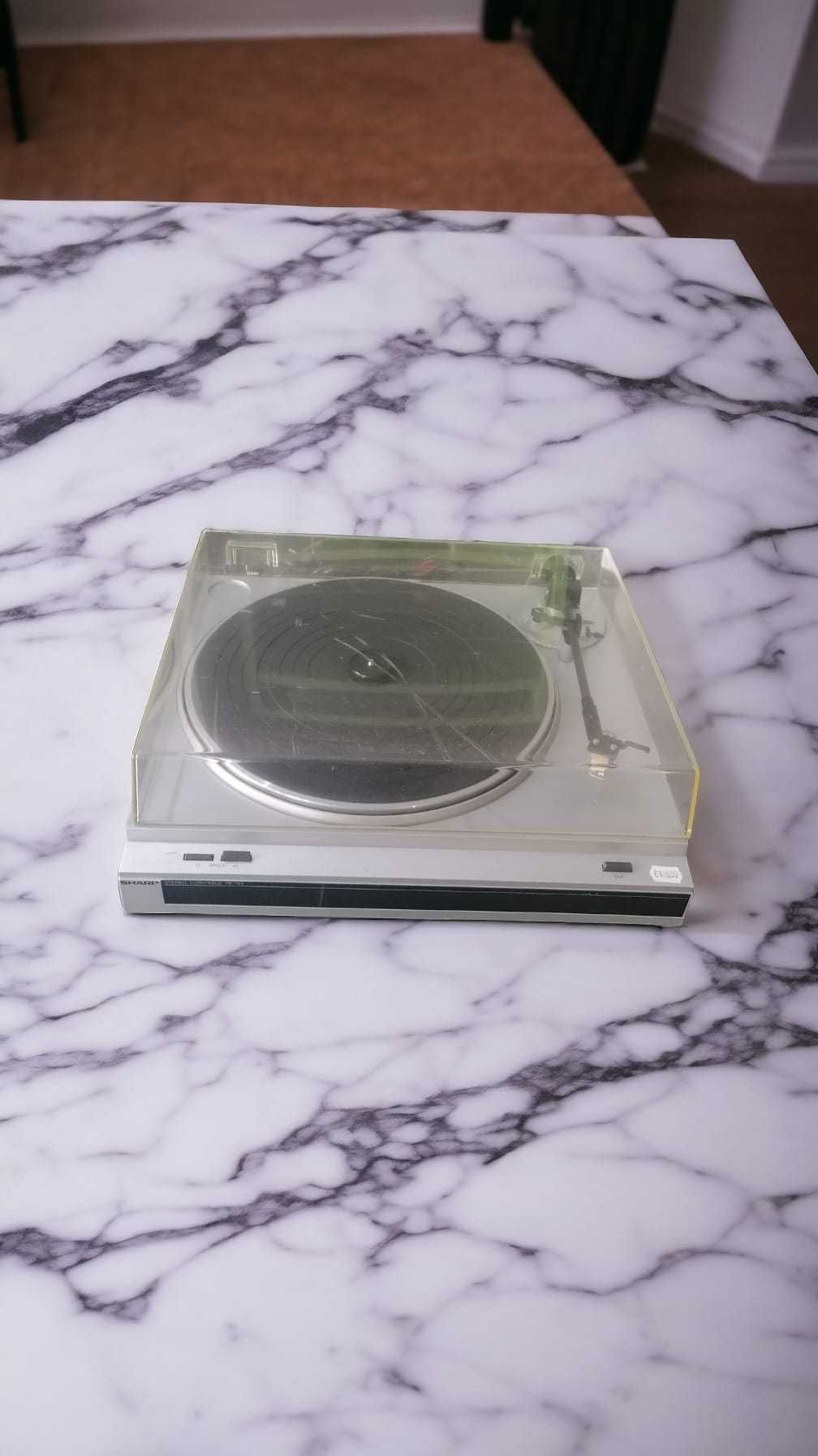 Leitor vinil sharp como NOVO!!!