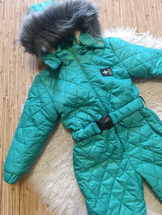 Зимові суцільні комбінезони 92,98