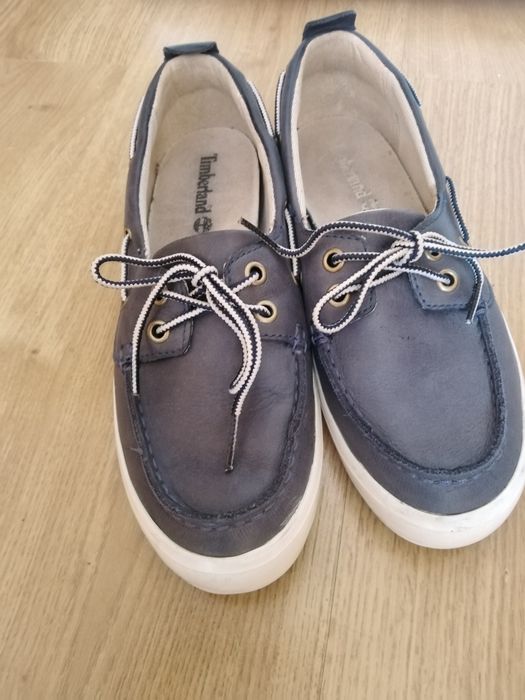 Buty 36 Timberland mokasyny niebieskie żeglarskie trampki