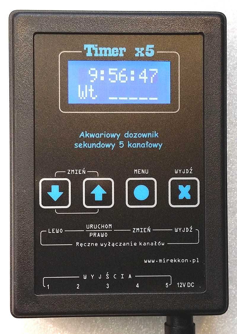 TIMERx5 - precyzyjne podawanie nawozów w akwarium