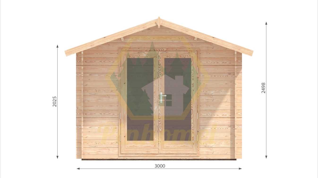 Abrigo de jardim "IMPERIAL 3x3,28mm"
