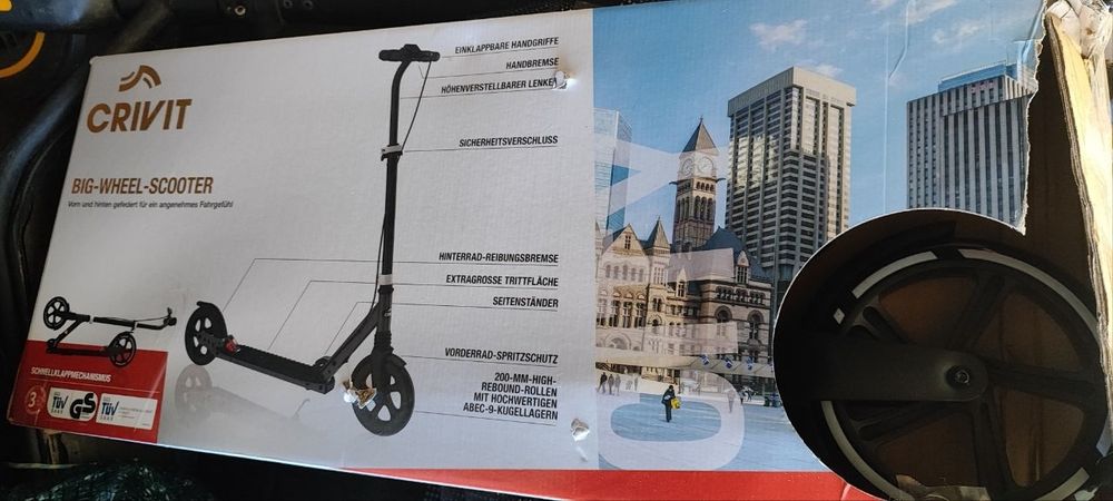 Самокат CRIVIT Big Wheel