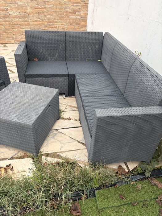 Conjunto de sofá de quintal