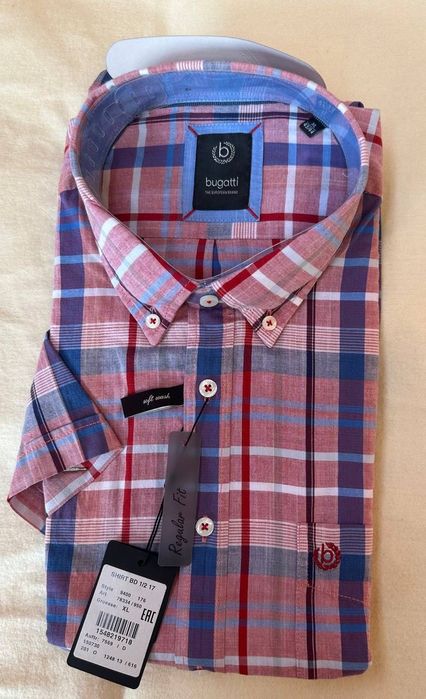 Bugatti мужская рубашка XL 43/44