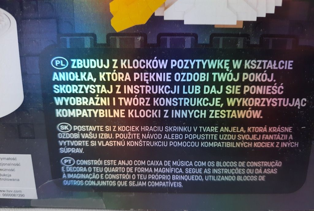 Klocki Elefun Fantasy collection Micro klocki 3D Aniołek z pozytywką