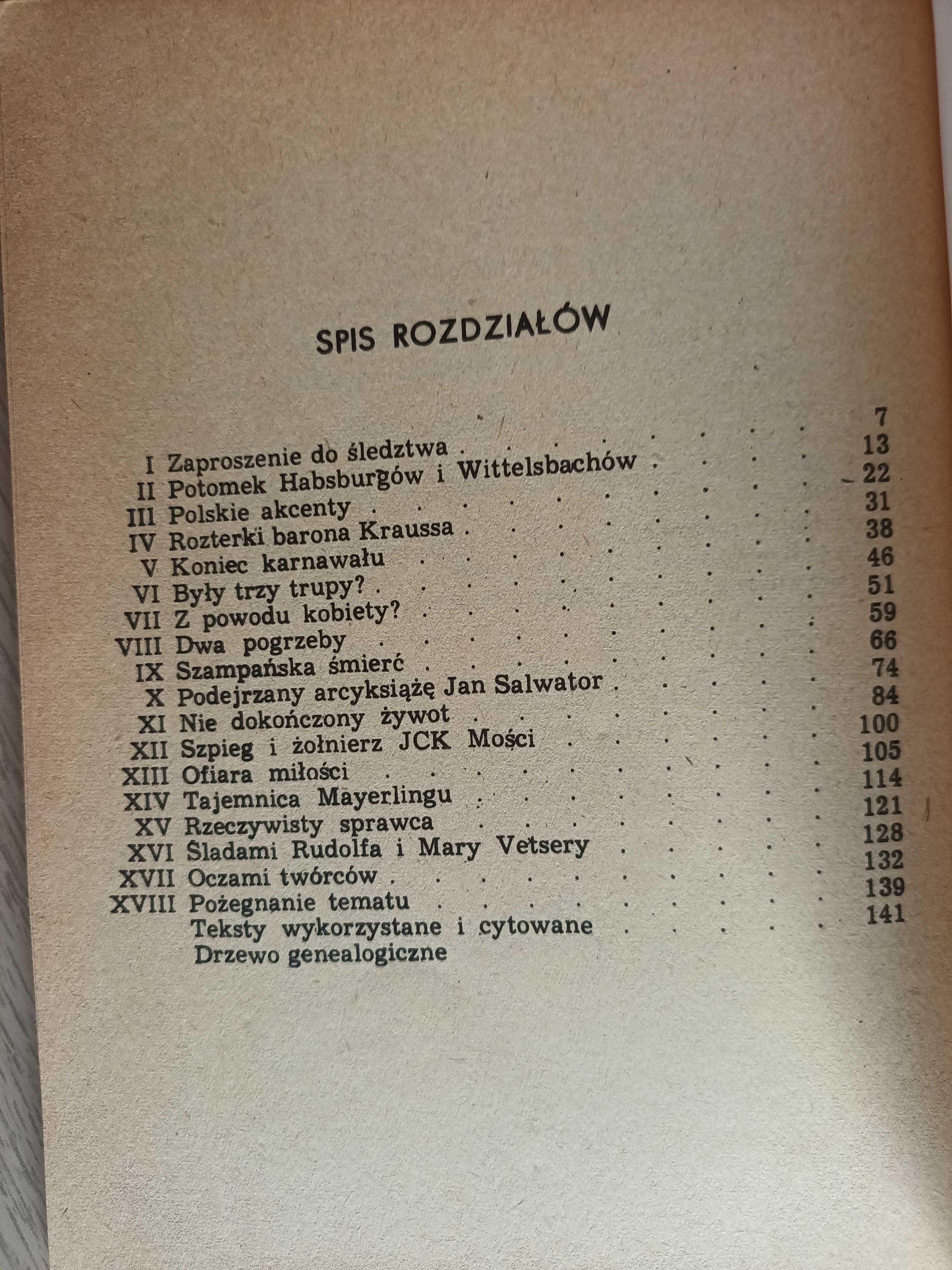 Oskarżam Arcyksięcia Rudolfa — Jerzy S. Łątka