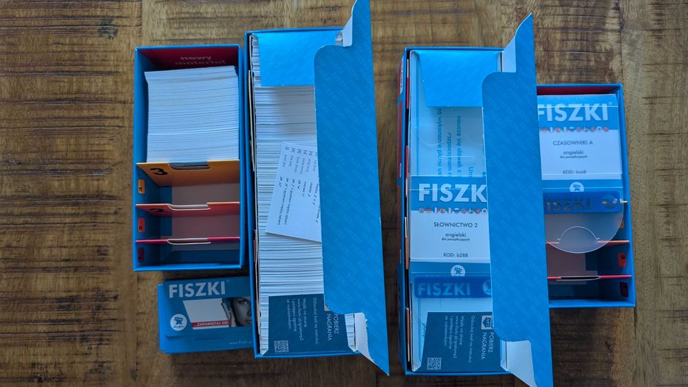 Zestaw Fiszki język Angielski