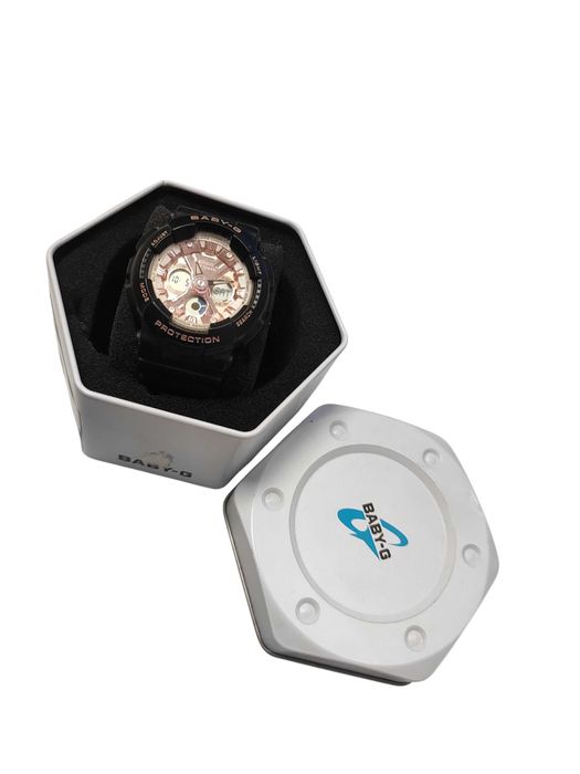 Zegarek Damski Casio Baby-G BA-130-4BER Black / Pink Puszka
