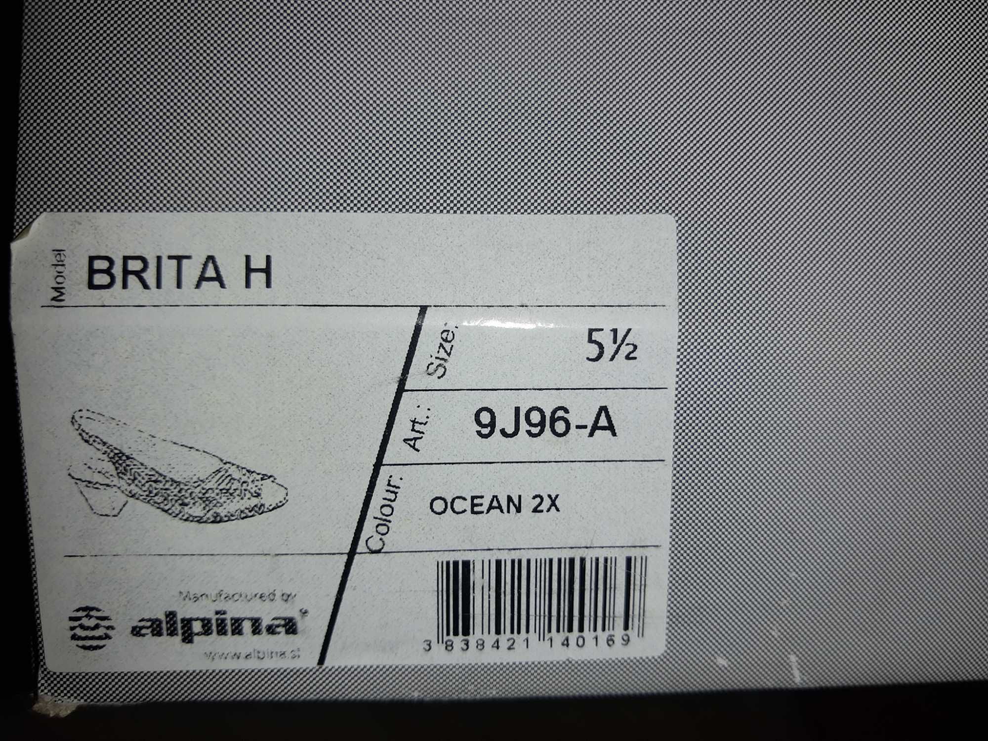 Sandały Alpina 40, tęgość H, skóra naturalna, jak nowe