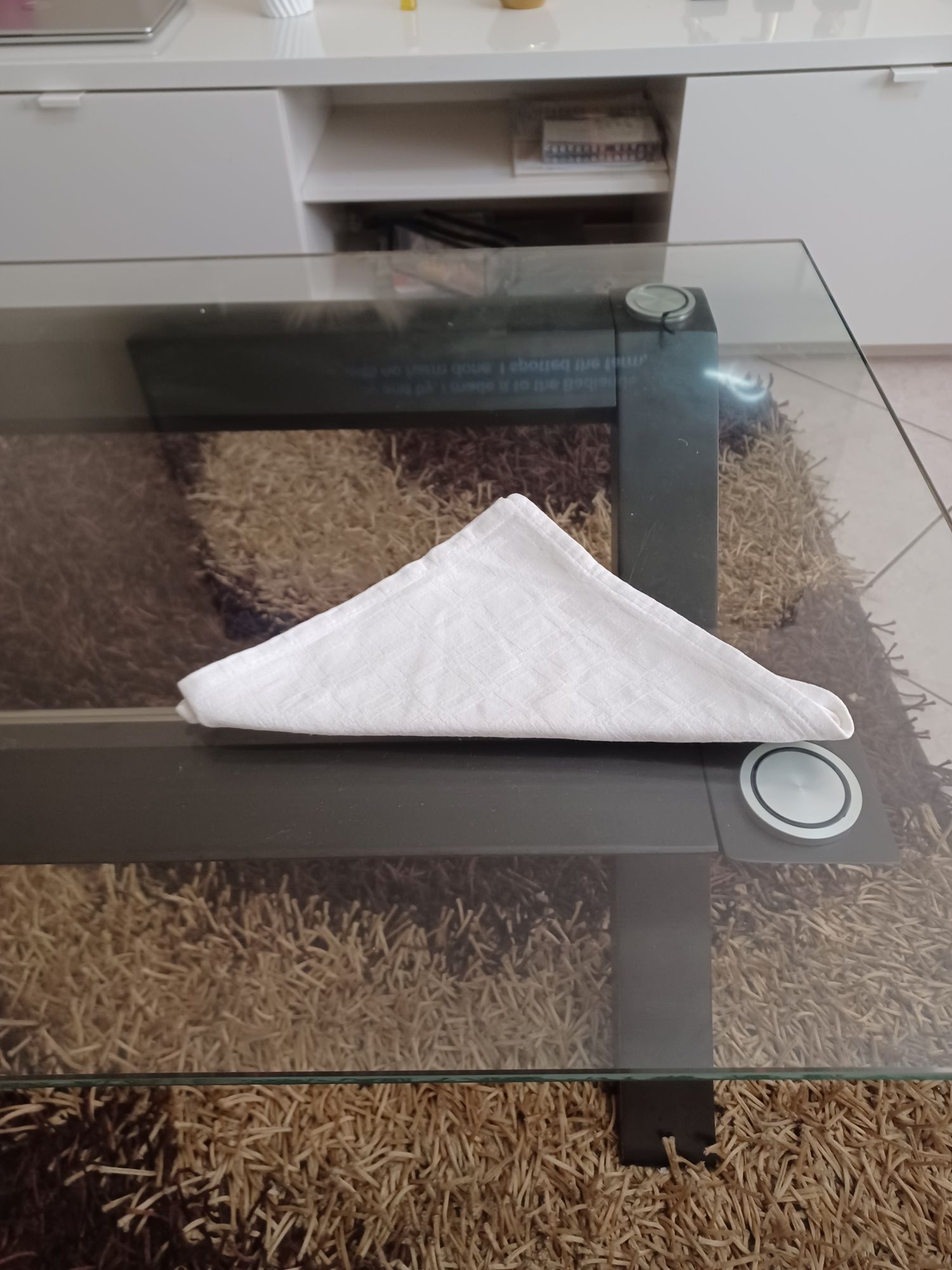 Toalhas de mesa.