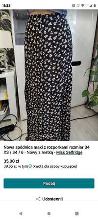 Nowa spódnica maxi