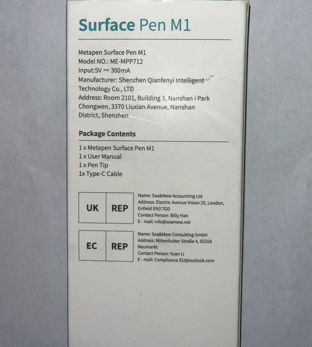 стилус Metapen Surface Pen M1.
