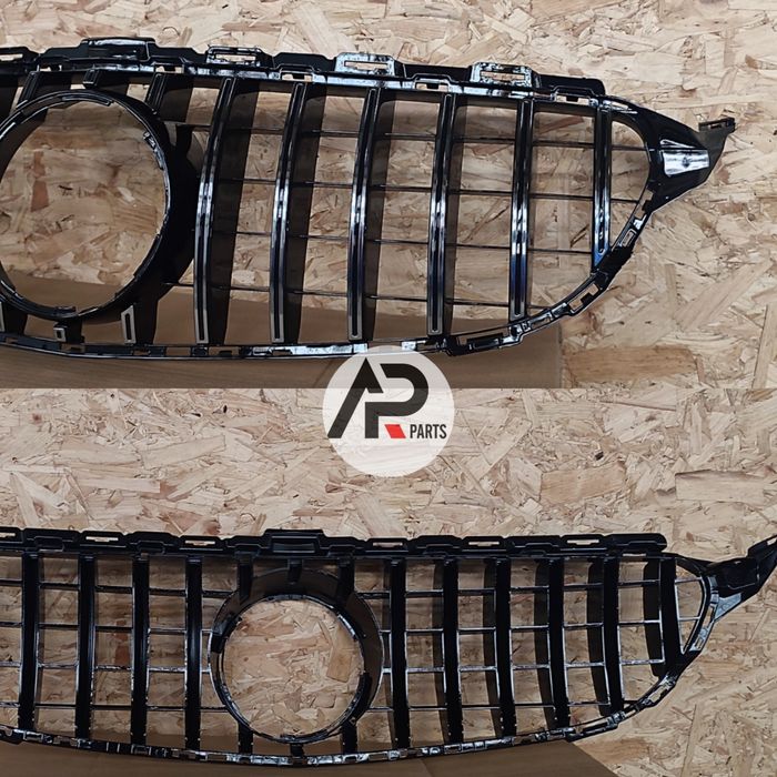 Mercedes C W205 S205 Grelha GTR Preto brilhante