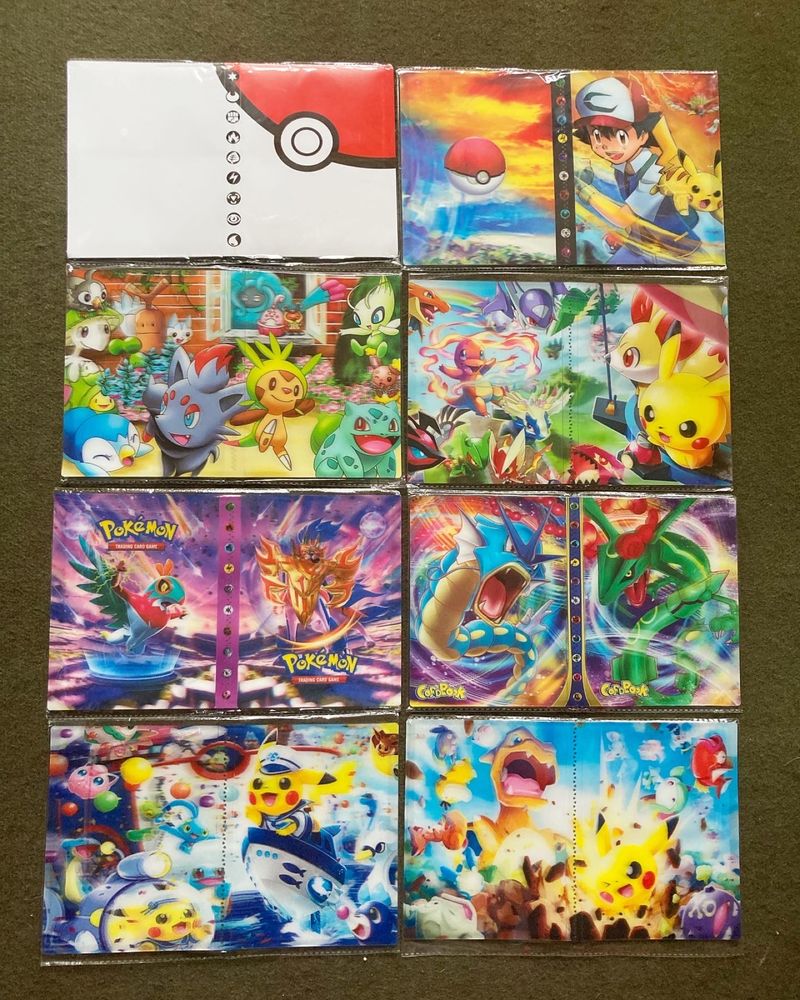 Cadernetas pokemon guarda cartas colecao