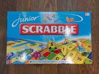 gra edukacyjna planszowa Scrabble junior firmy Mattel 52496 używana