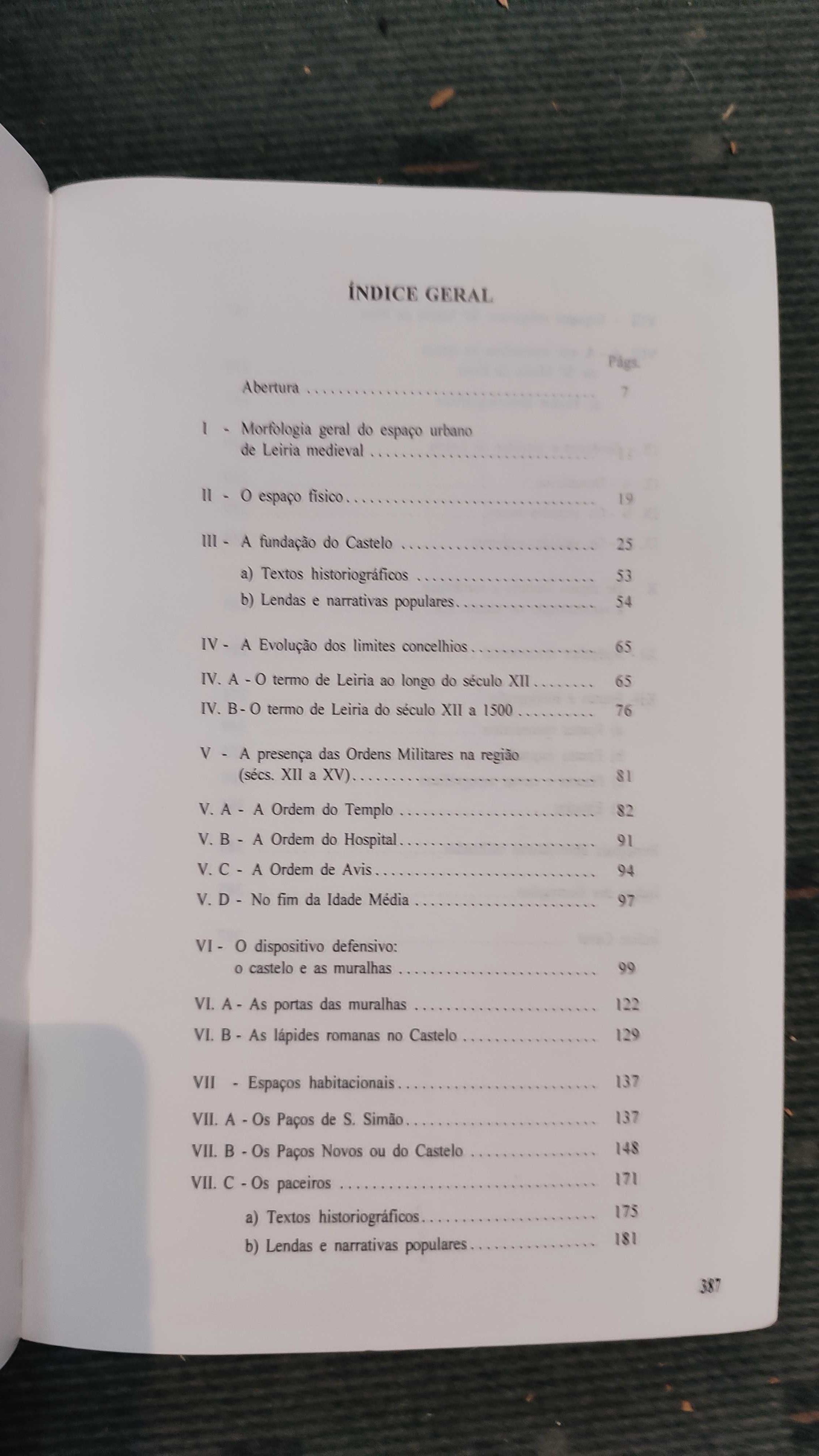 Introdução à História do Castelo de Leiria - Saul António Gomes