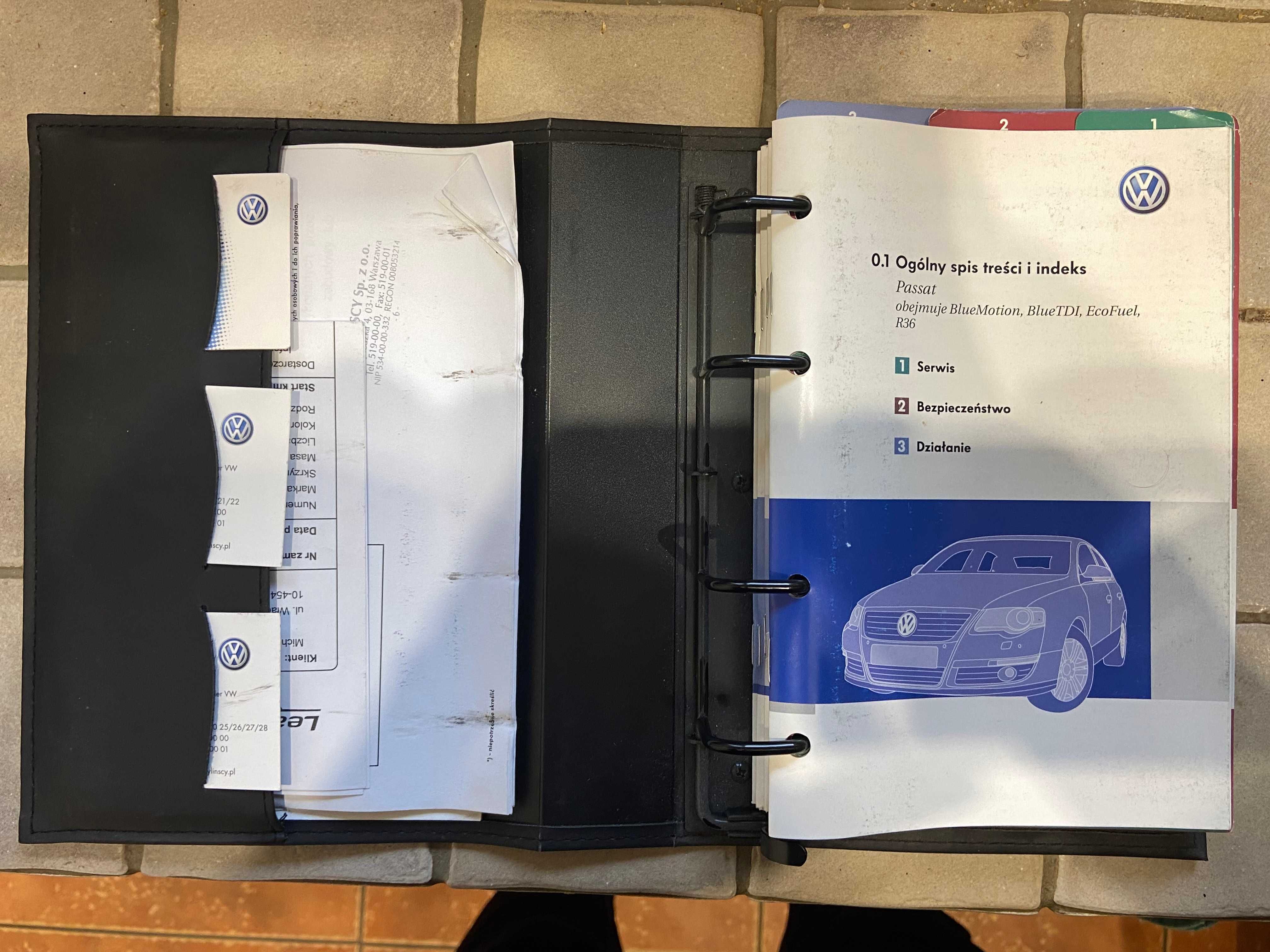 Książka Serwisowa VW Passat B6