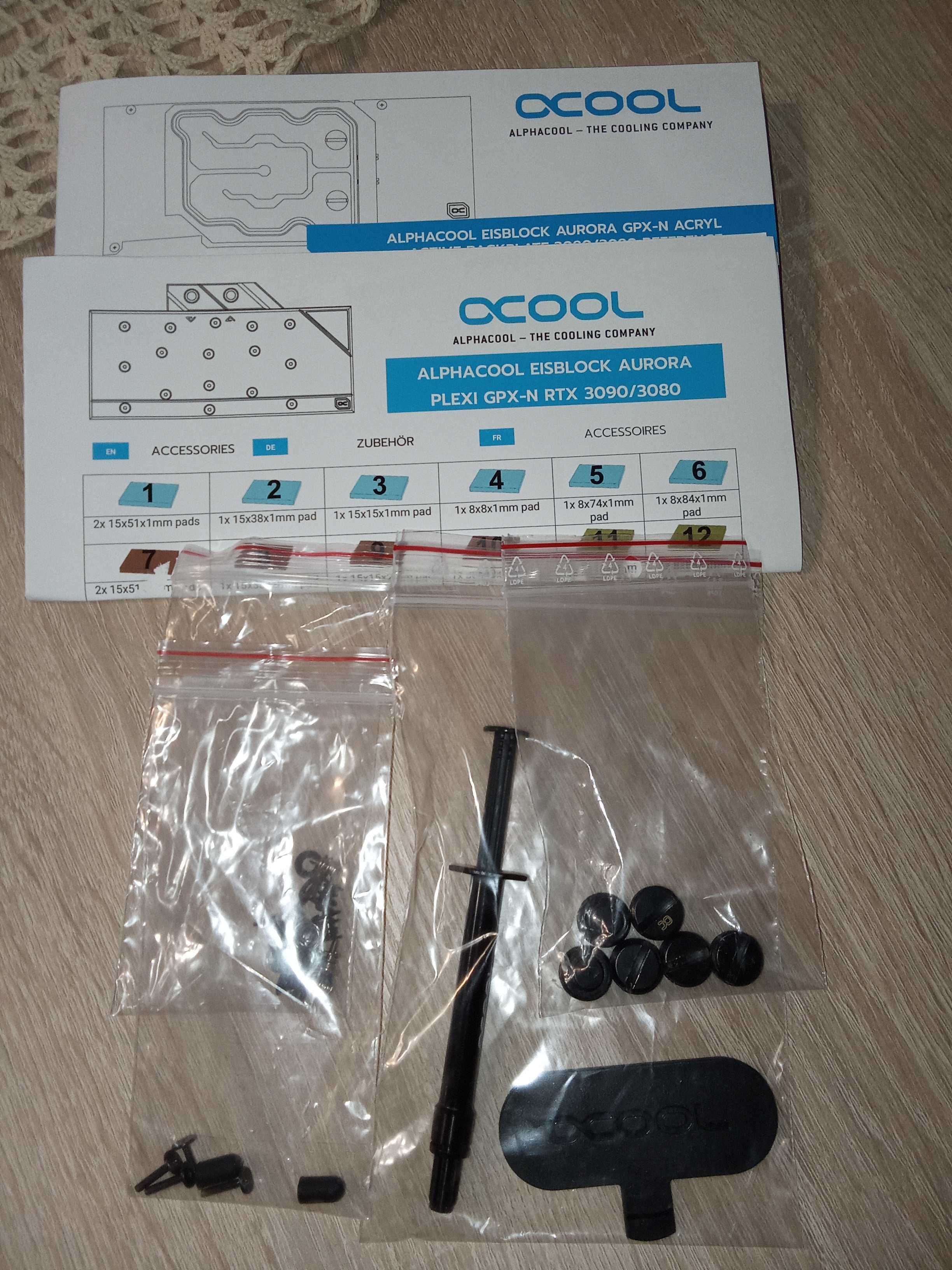 Blok wodny Alphacool RTX 3080 (Ti)/3090 + Active Backplate