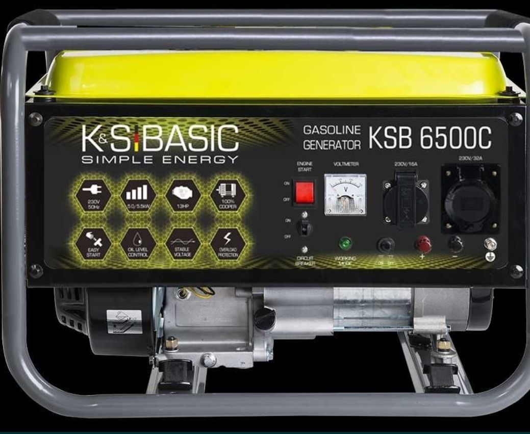 Генератор бензиновий K&S Basic KSB 6500с