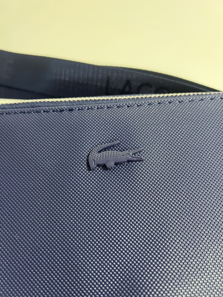 Сумка лакоста bag lacoste месенджер чоловіча сумка жіноча  бананка