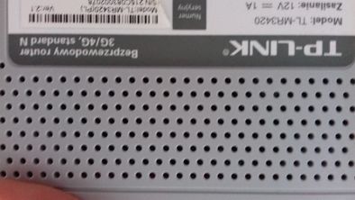 Ruter bezprzewodowy TP LINK 3G 4G
