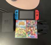 Nintendo Switch I + 64 GB pamięci | Dwie gry w zestawie