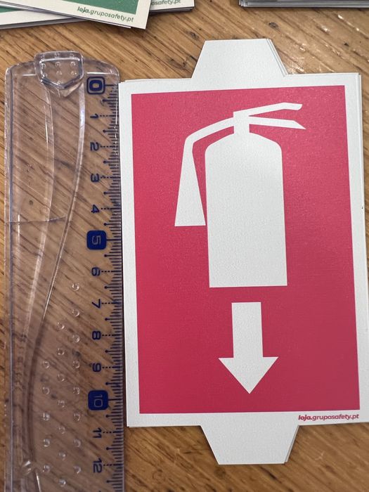 Lote 39 sinaléticas extintor - NOVO