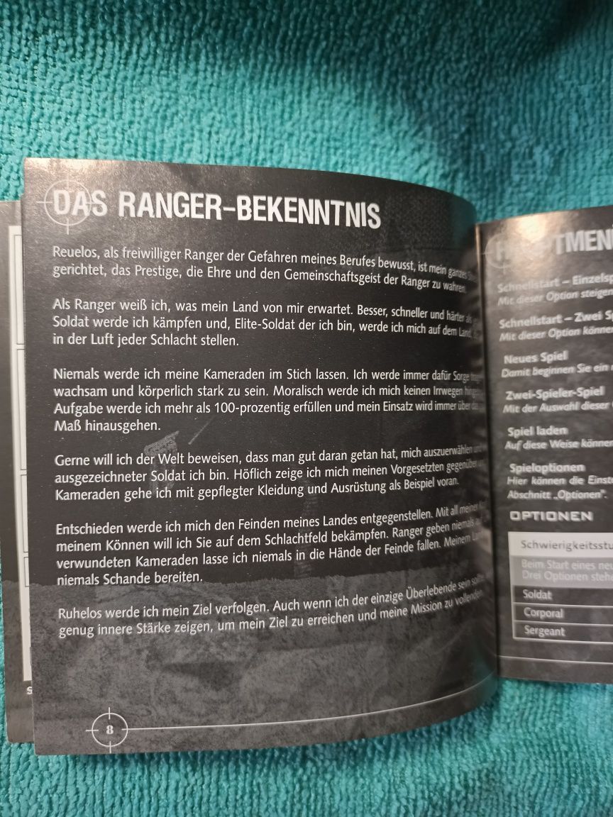 Ps1 Spec Ops covert Assault Psx psone Książeczka Manual